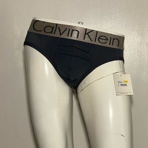 Men’s black Calvin Klein briefs